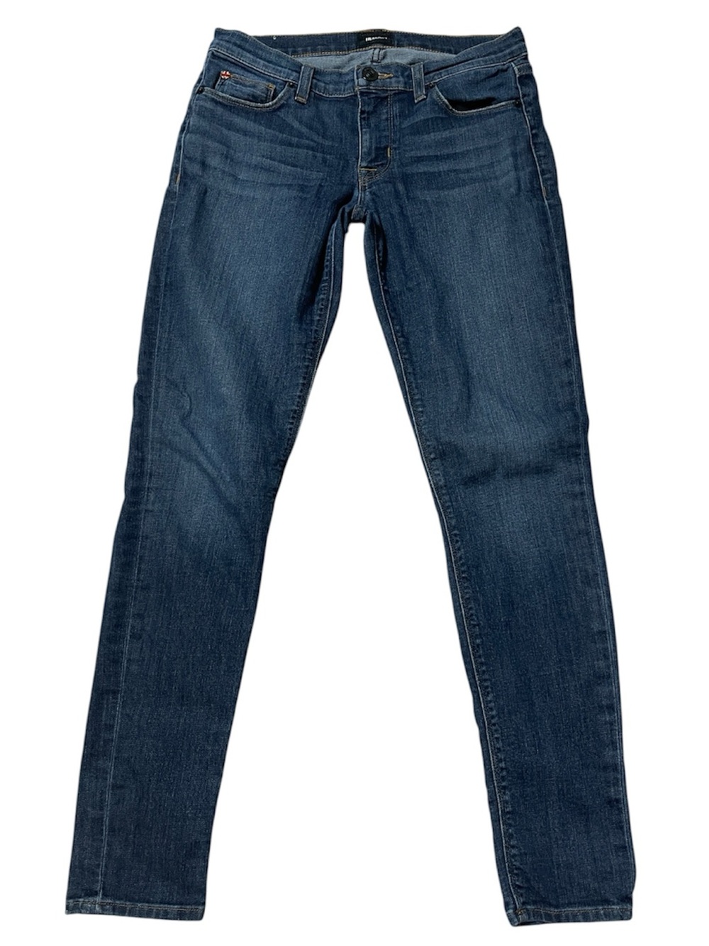 Hudson Krista Super Skinny Jeans Womens 27 Dark Wash Mid Rise Stretch Denim